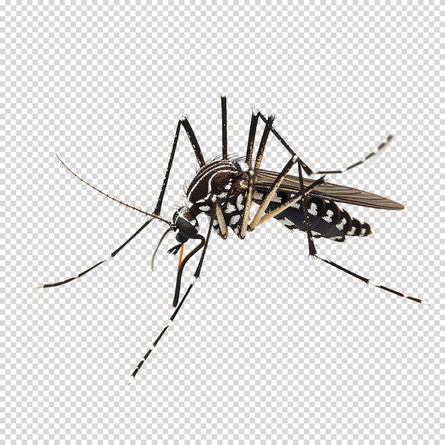 PSD isolado png de mosquito en fondo transparente para el día mundial del mosquito