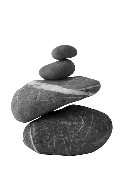 Isolierte Felsen und Steine