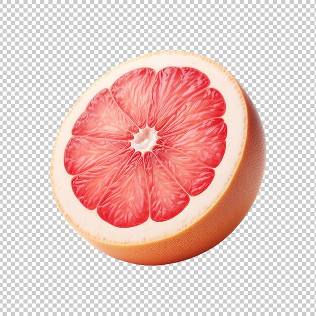 PSD isolierte grapefruit, geschnitten auf durchsichtigem hintergrund ai generative