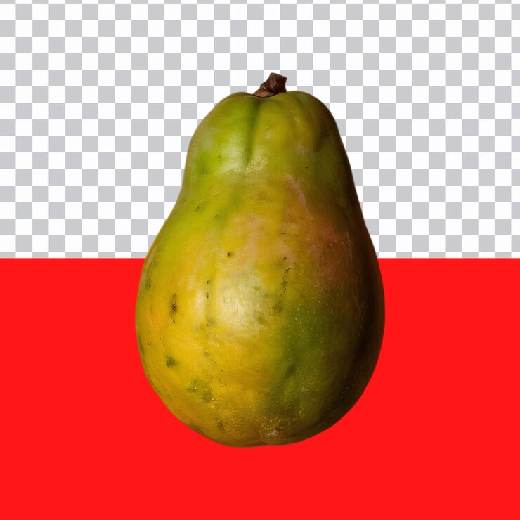 PSD isolierte grüne papaya
