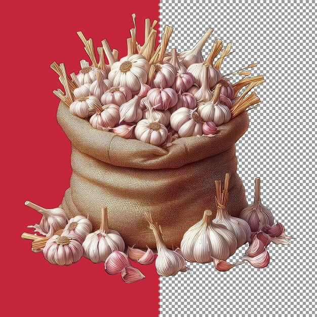 Isolierte knoblauch eleganz png