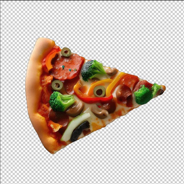 PSD isolierte margherita-pizza-illustration