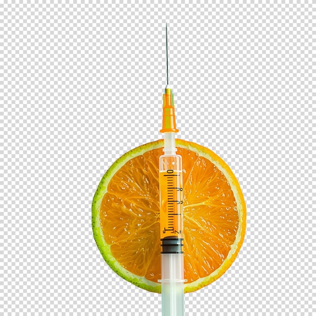 Isolierte png des impfstoffs mit spritze medizinische ausrüstung auf transparentem hintergrund impftag