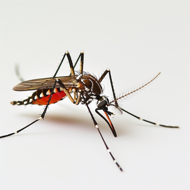 PSD isolierte png von mosquito auf durchsichtigem hintergrund für den dengue-tag