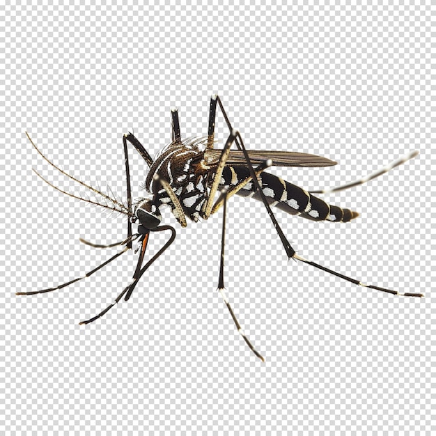 PSD isolierte png von mücken auf durchsichtigem hintergrund für den weltmückentag