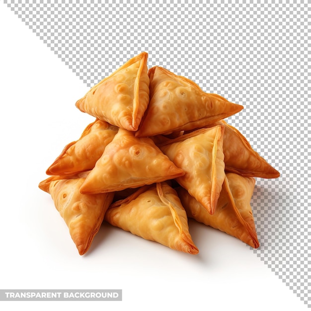 isolierte psd-Samosas ohne Hintergrund