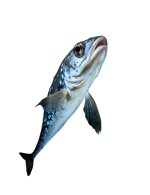 Isolierte schwimmende fische