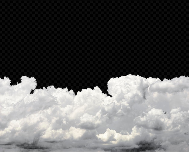 Isolierte weiße Wolken Premium PSD