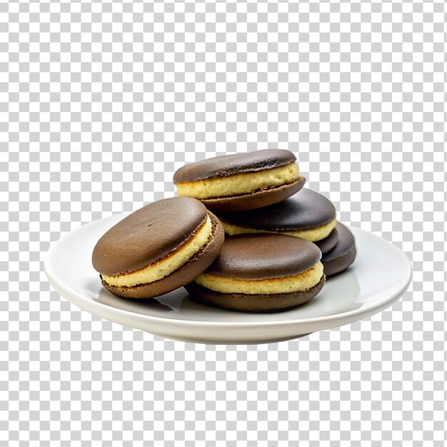 PSD isolierte whoopie pies auf durchsichtigem hintergrund