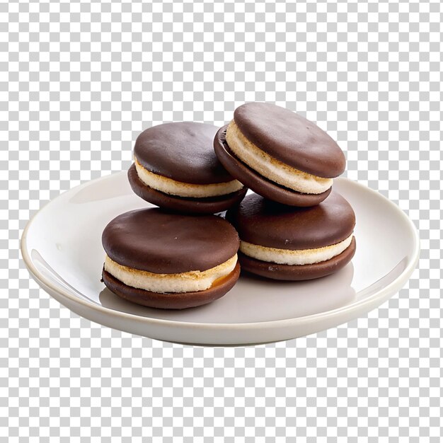 PSD isolierte whoopie pies auf durchsichtigem hintergrund