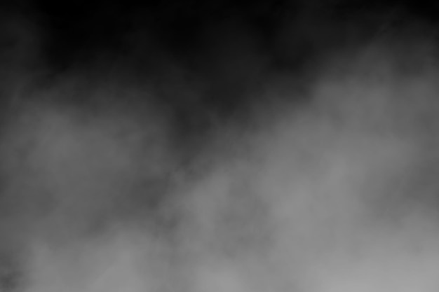 Isolierter Nebel oder Rauchwolke