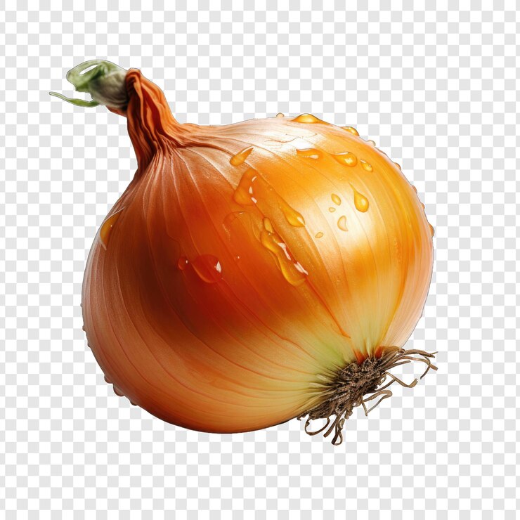 PSD isolierter zwiebelstiel png mit weißem hintergrund generativer ia