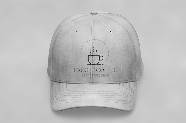 Isoliertes benutzerdefiniertes Cap-Mockup mit Design-Vorschau