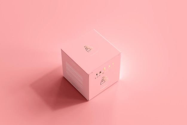 Isoliertes Box-Mockup