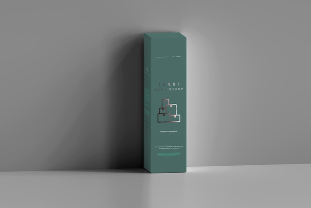 Isoliertes Box-Mockup