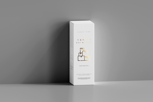 Isoliertes Box-Mockup