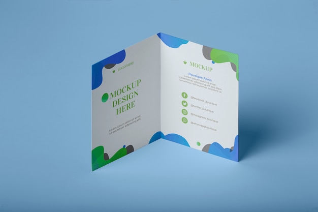 Isoliertes Broschüren-Mockup-Design