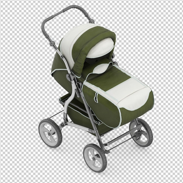  Isometric Baby Stroller
