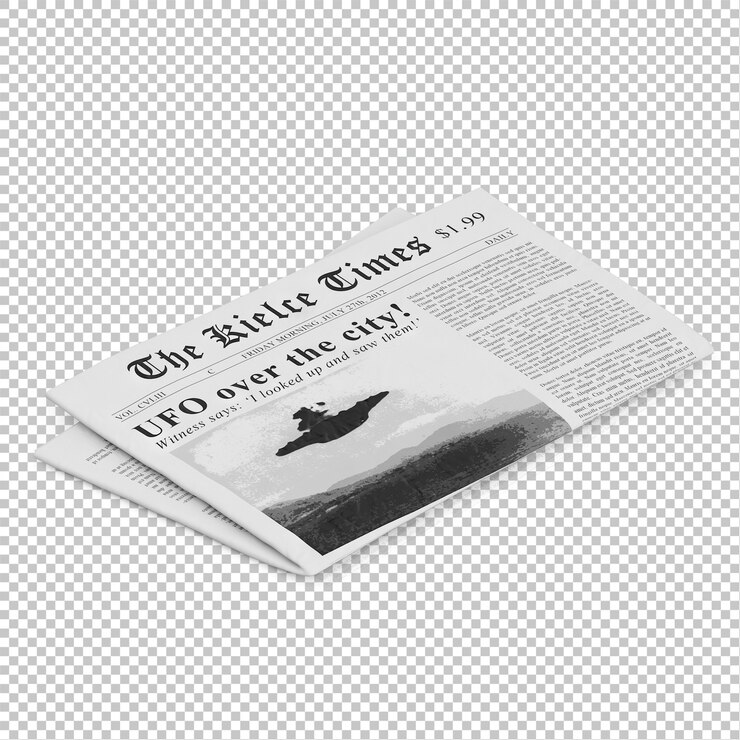 isometric newspaper