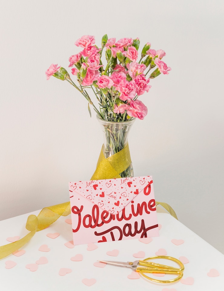 PSD isometrica carta di mazzi di valentines