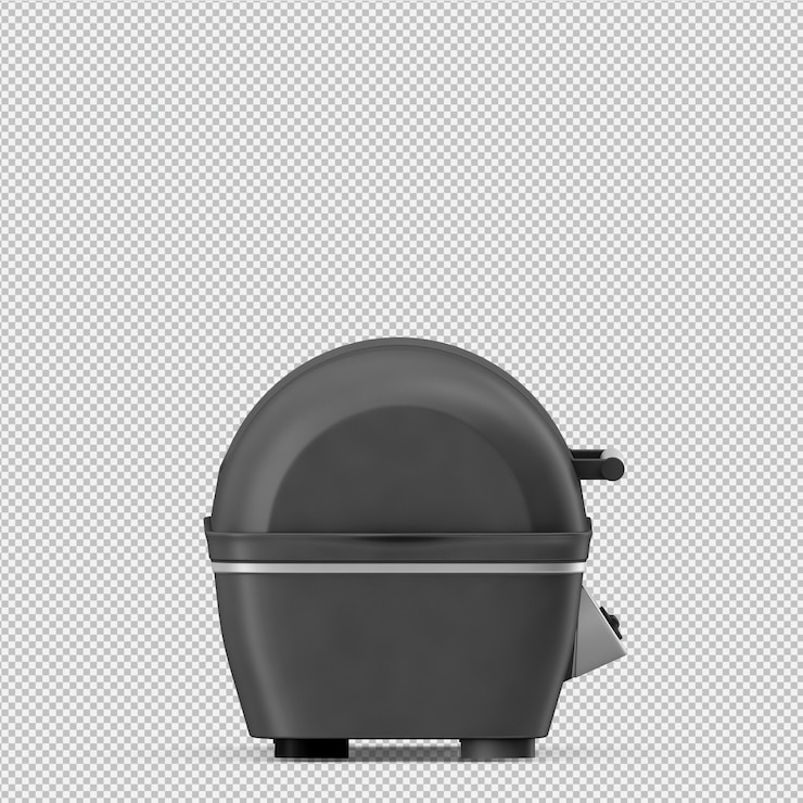 PSD isométrica cozinha utensílios 3d render