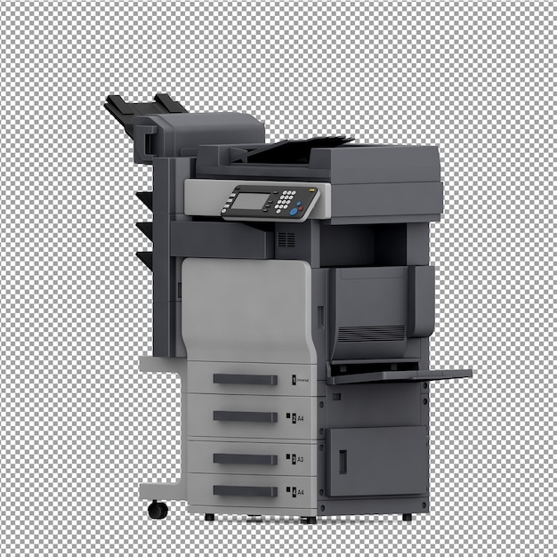 Isometrische Büroausstattung 3D übertragen