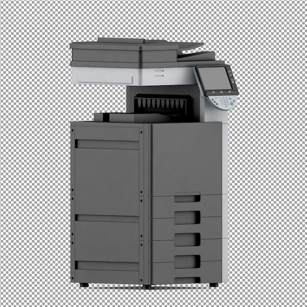 Isometrische Büroausstattung 3D übertragen