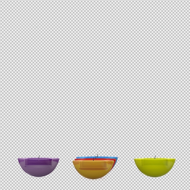 Isometrische Küchengeräte 3D übertragen