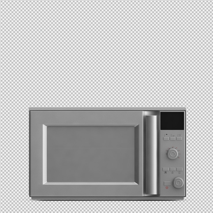 PSD isometrische mikrowelle 3d übertragen