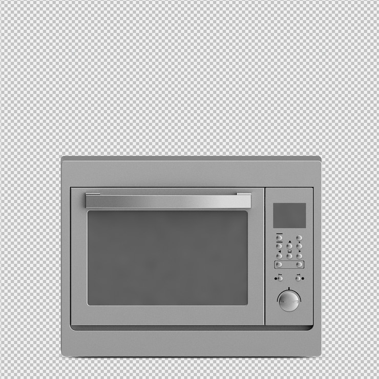 PSD isometrische mikrowelle 3d übertragen