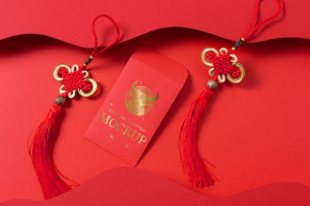 Isometrische Modellelementzusammensetzung des chinesischen Neujahrs