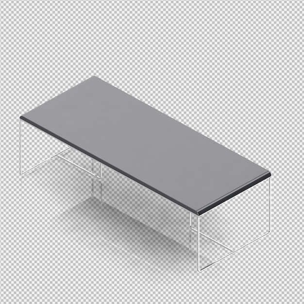 Isometrische tabelle 3d übertragen