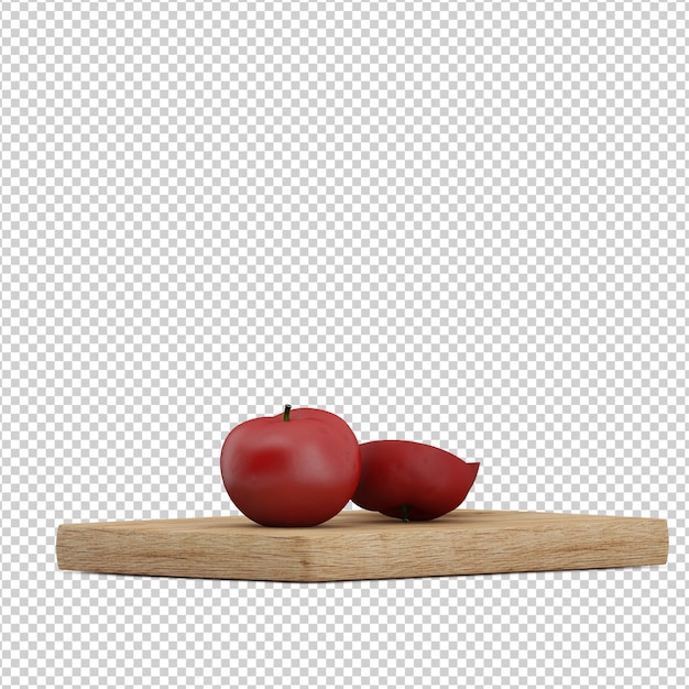 isometrische Tomate