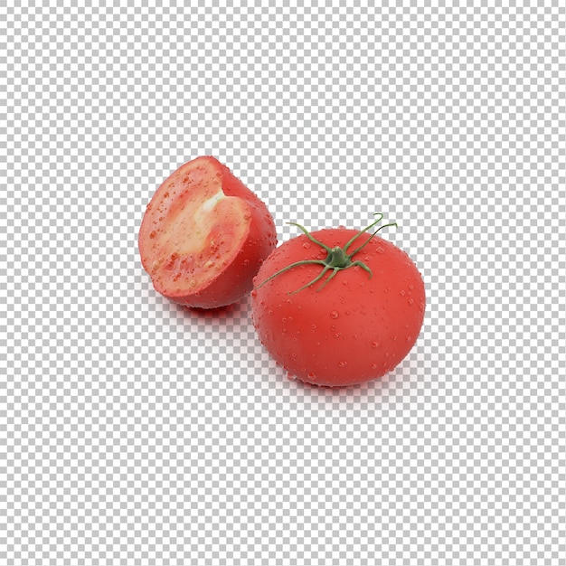 Isometrische Tomaten