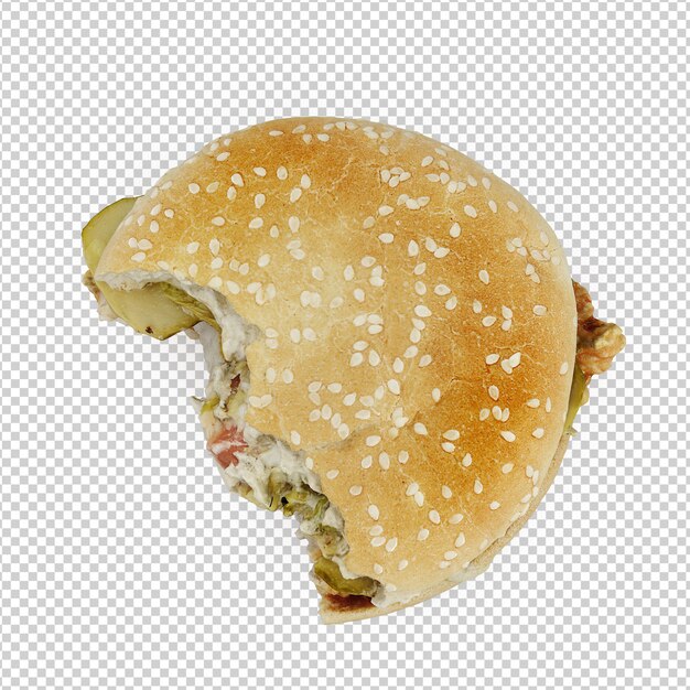 Isometrischer burger