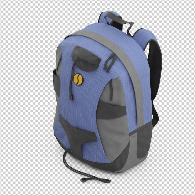 Isometrischer Rucksack