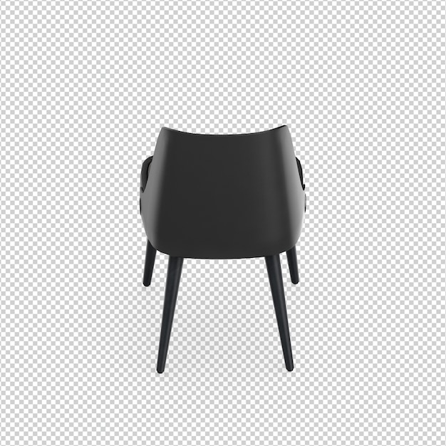 Isometrischer Stuhl 3D lokalisierte Wiedergabe