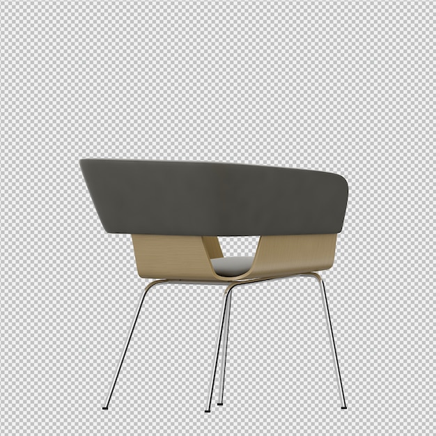 Isometrischer Stuhl 3D übertragen