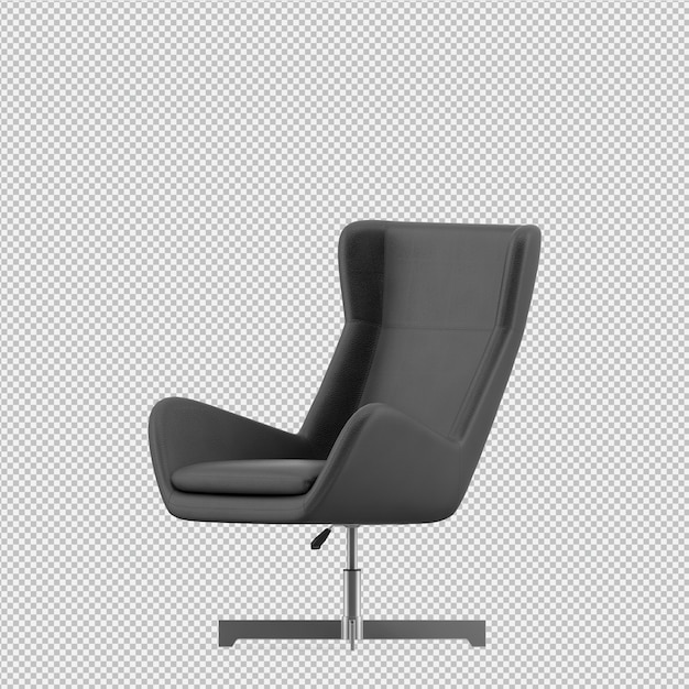 Isometrischer Stuhl 3D übertragen