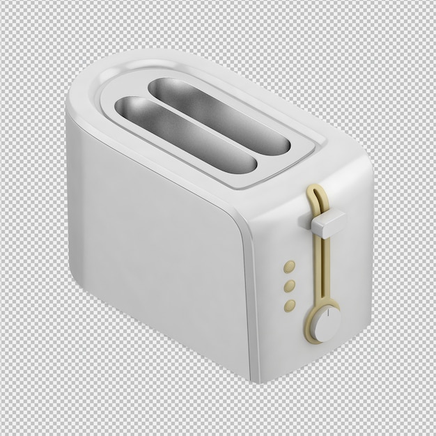 Isometrischer Toaster 3D übertragen