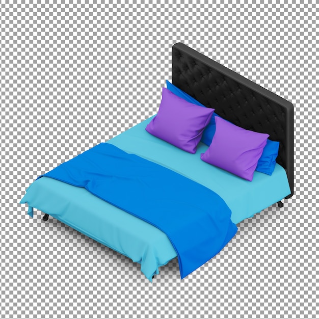Isometrisches Bett