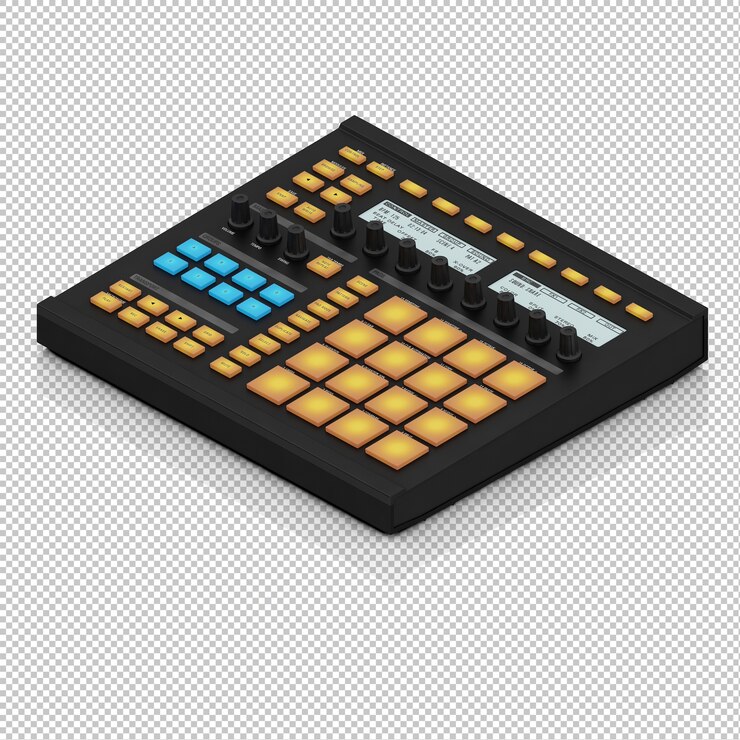 PSD isometrisches dj-werkzeug