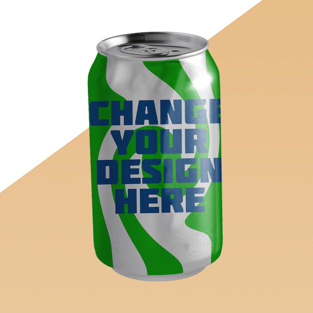 ISOTONIC CAN MOCK UP (pode ser simulado)