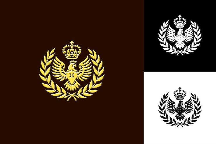 PSD iturbides imperio con estilo art deco que muestra una corona adora méxico diseños de símbolos culturales