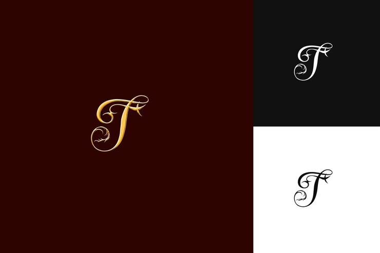 PSD j8 letra t con estilo de diseño de logotipo de firma con diseño vectorial de logotipo en forma de t en ilustración