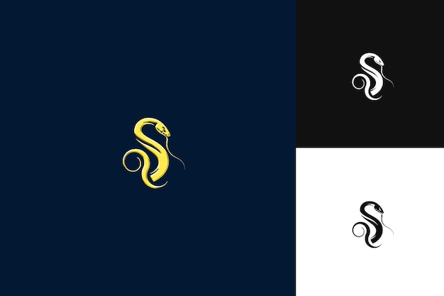 J8 Letter S Logo con Grand Vibe Letter Mark Logo Stile Design Illustrazione Logo Disegni vettoriali