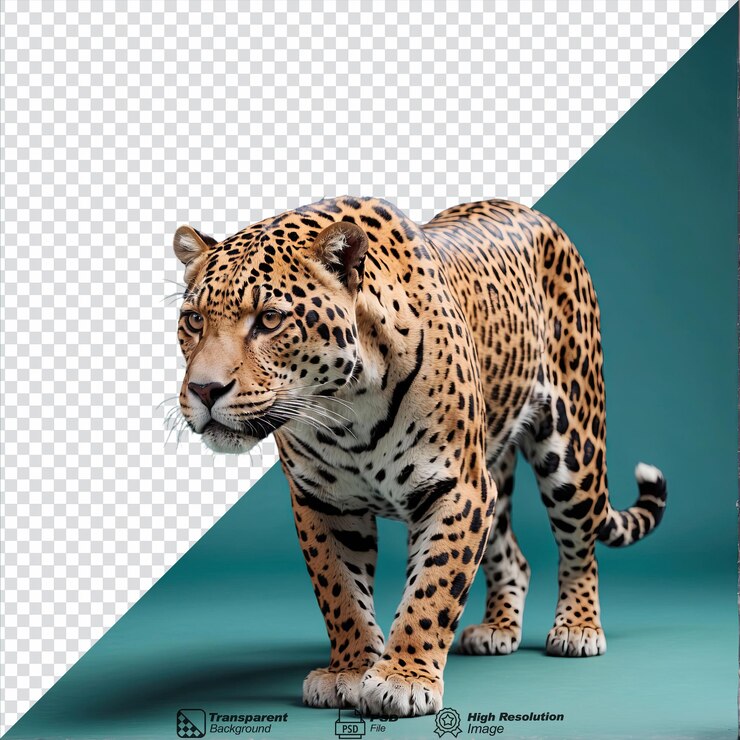 PSD jaguar aislado en un fondo transparente