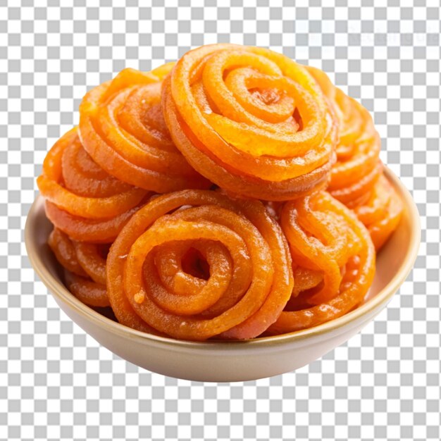 PSD jalebi sur un fond transparent