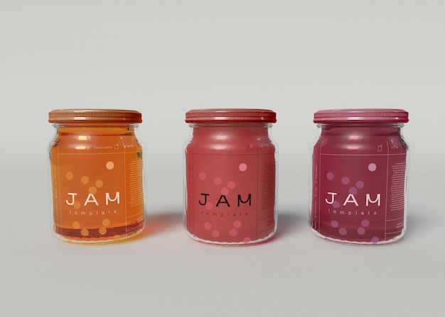 Jam Jar Mockups