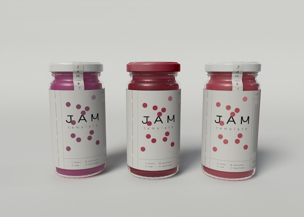 Jam jar mockups